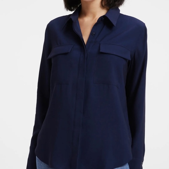 The good American oversized size 3 navy shacklett - Picture 13 of 15